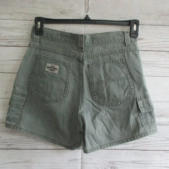 Lee DUNGREES olive green denim cargo shorts - sz 5 - Excellent Condition! - Picture 1 of 2